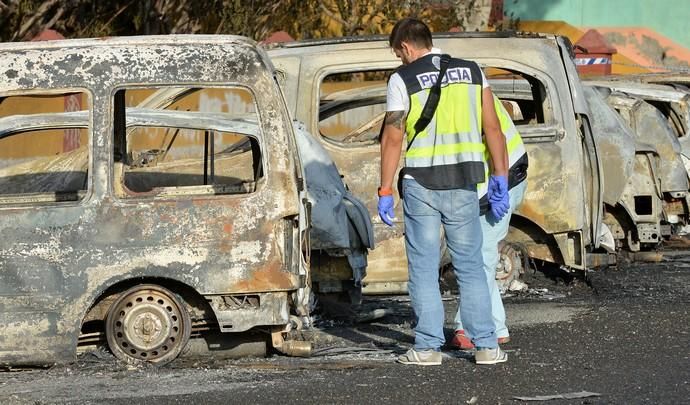 24/08/2018 JINÁMAR, TELDE. Incendio de 25 ...