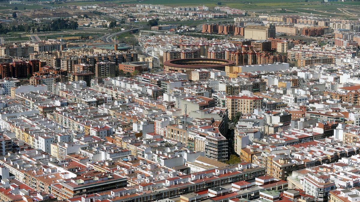 Vista aérea de Ciudad Jardín.