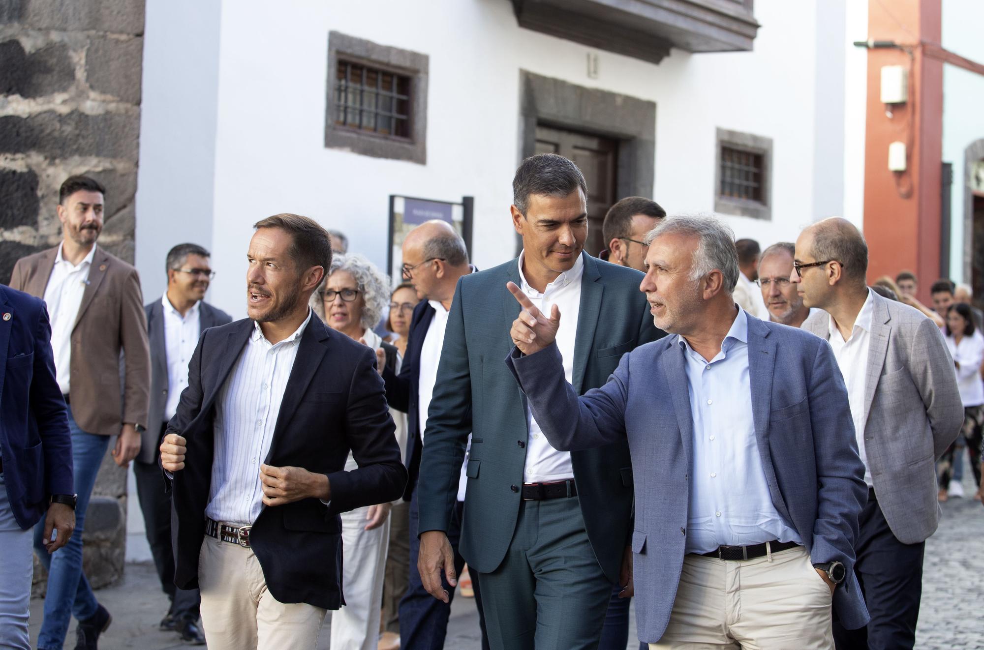 Pedro Sánchez visita La Palma