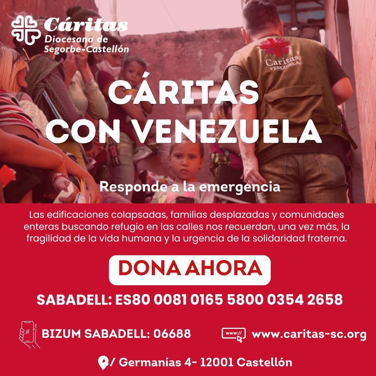 Campaña a favor de Venezuela.