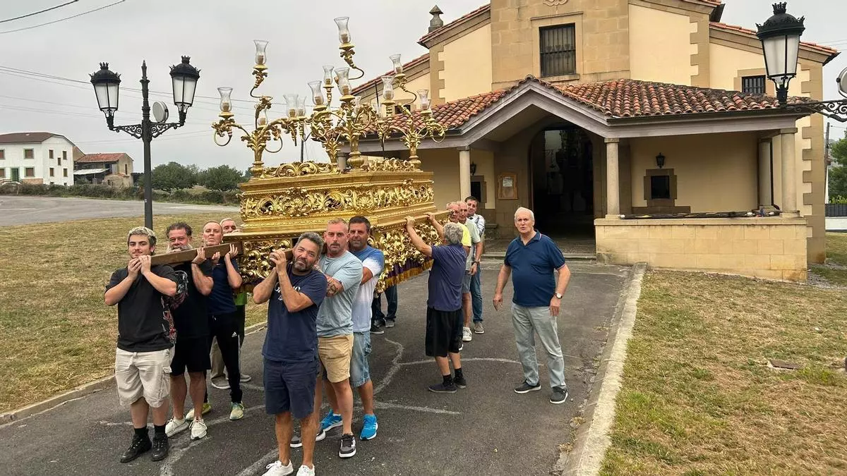 Los costaleros se preparan para cumplir con “la tradición y devoción” de llevar al cristo del Ecce Homo en Noreña: “Es un orgullo tremendo y algo que hay que vivirlo”