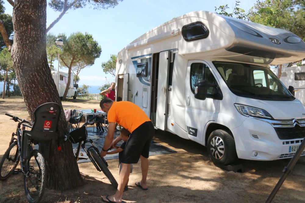 L'únic càmping obert de la Costa Brava