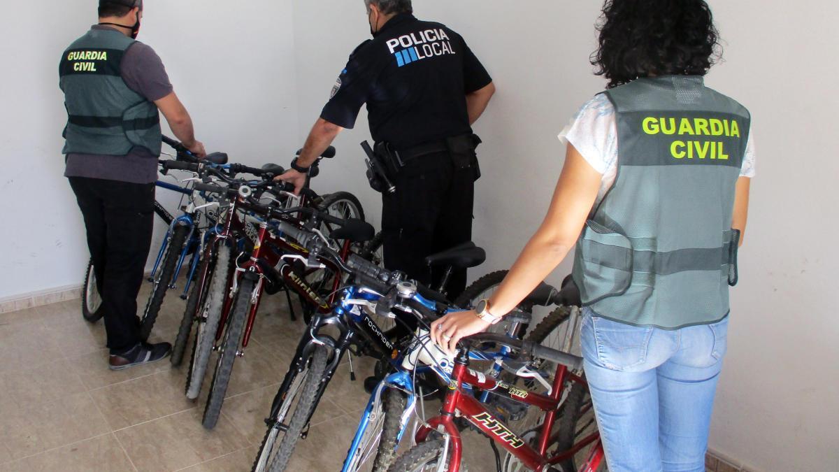 Cae un grupo criminal que robó una treintena de bicicletas en San Javier