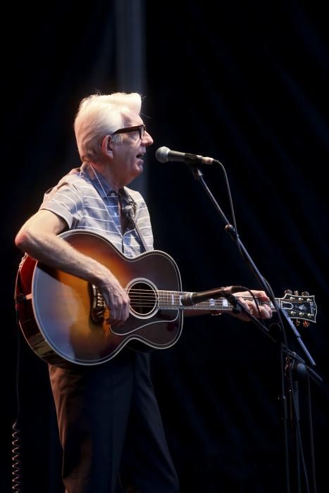 Concierto de Nick lowe en la plaza Mayor