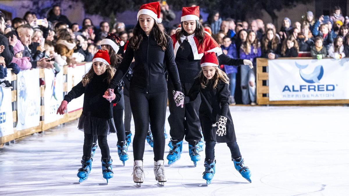 Pista de gel instal·lada l'any passat a Sant Fruitós i que enguany hi tornarà a ser