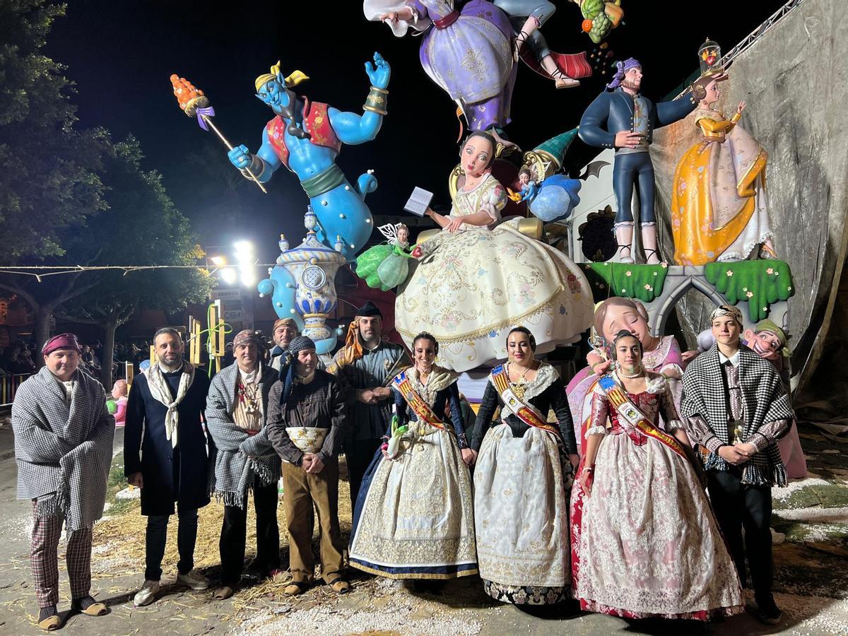 Cremà en la falla Plaza Rodrigo