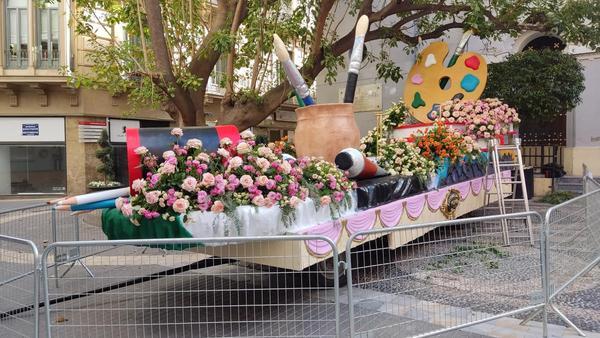 Batalla de las Flores Murcia | Comienza la exposición de las carrozas de la Batalla  de las Flores
