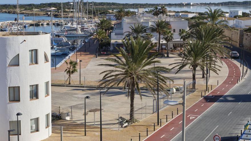 Vista de la dársena de Llevant del puerto de la Savina.