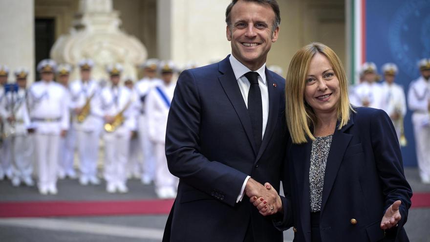 Macron y Meloni dejan atrás su relación tormentosa tras la &quot;cumbre del deshielo&quot; y abogan por una Europa &quot;más soberana&quot;