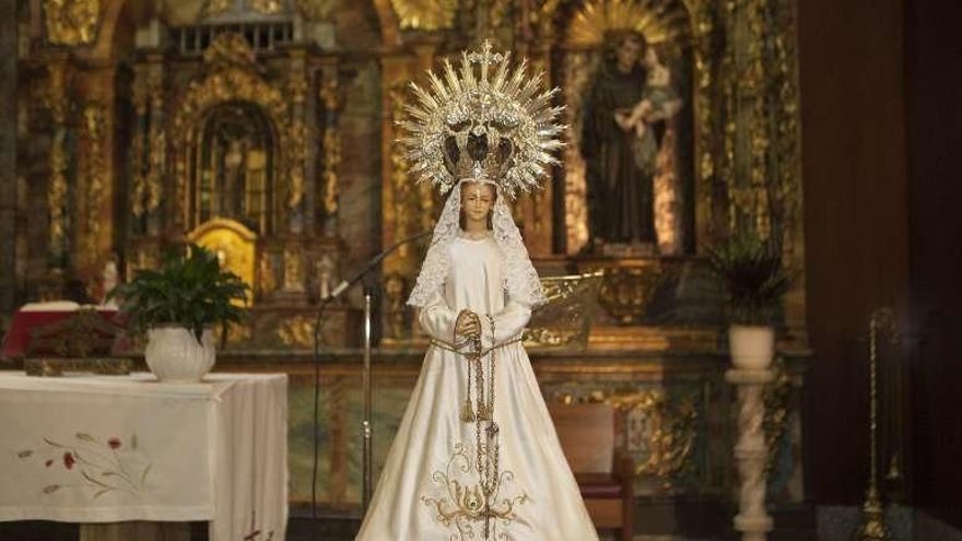 El Carbayu impulsará que la Virgen sea imagen &quot;histórica&quot; y vuelva al Consistorio