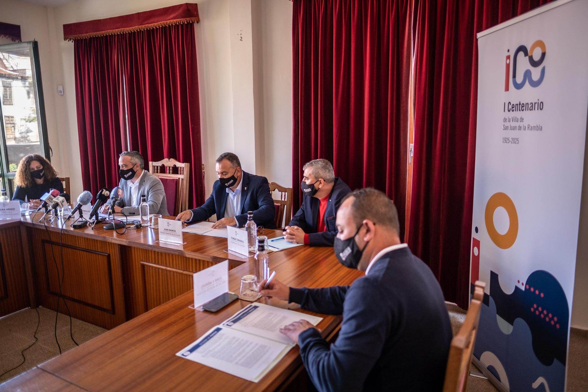 Presentación del Centenario de la Declaración de Villa de San Juan de la Rambla