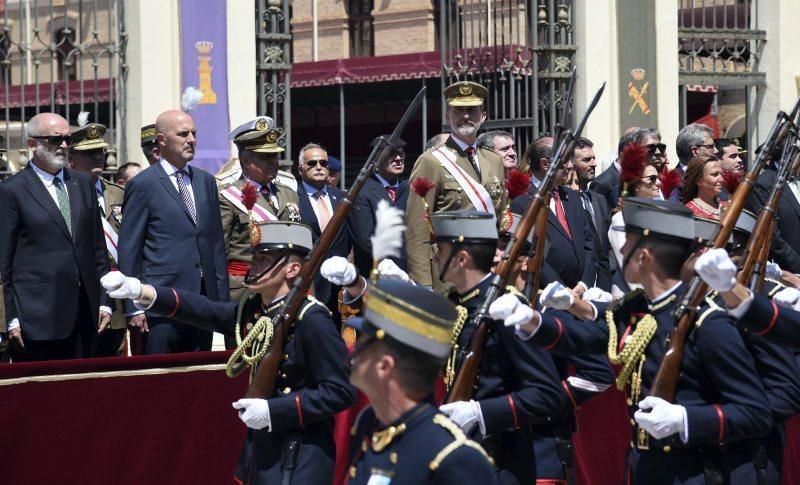 Visita de Felipe VI a la Academia General Militar de Zaragoza