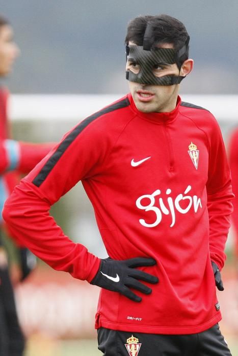 Entrenamiento del Sporting de Gijón