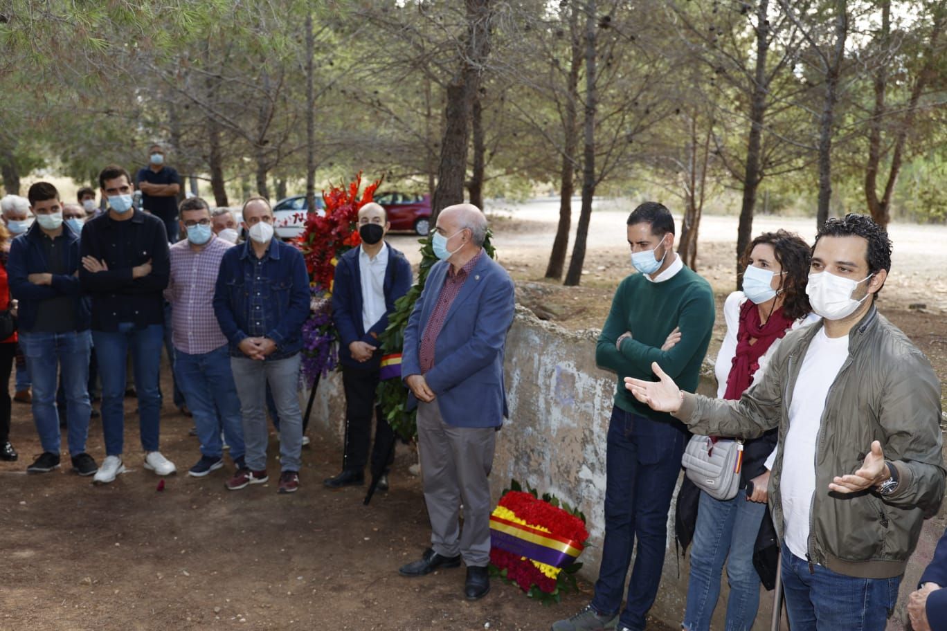 Homenaje socialista en el Paredón de España