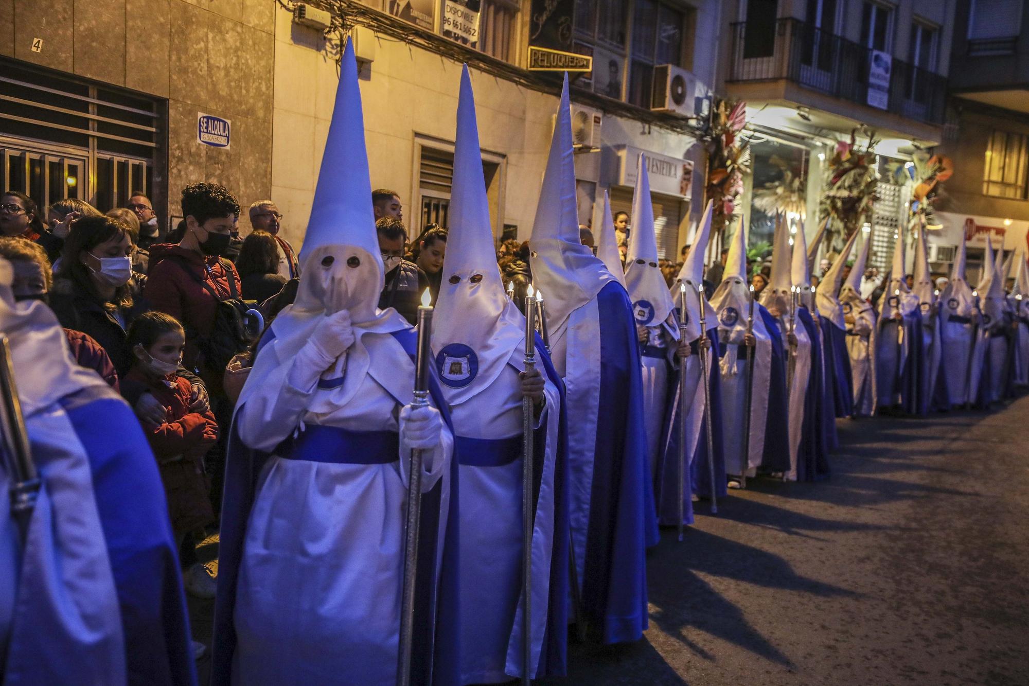 Procesiones Martes Santo Elche: La Sagrada Lanzada,Nuestro Padre Jesus de la Caida,La Santa Mujer Veronica,Santisimo Cristo del Perdon.