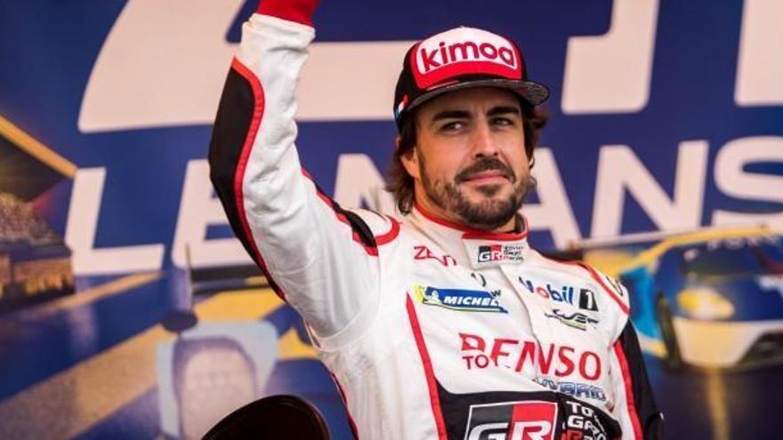 Alonso se prepara para las 24 Horas de Le Mans.