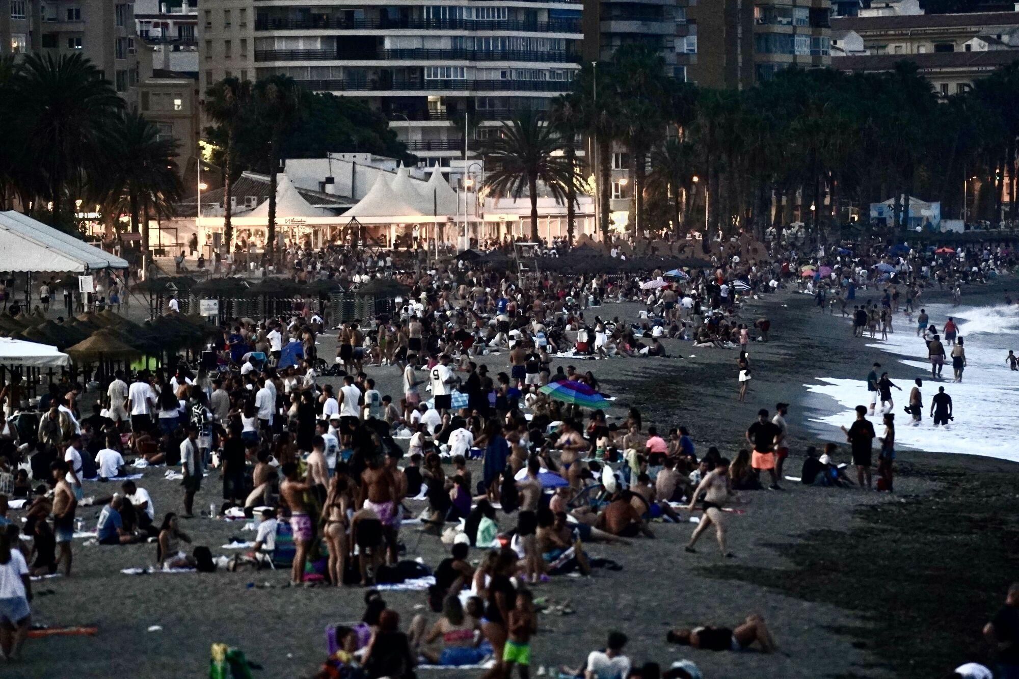 La Noche de San Juan en La Malagueta 