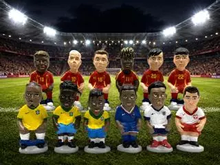 Nous caganers pel Mundial: Cubarsí, Lamine Yamal, Raphiña, Vinicius, Lewandowski i Mbappé