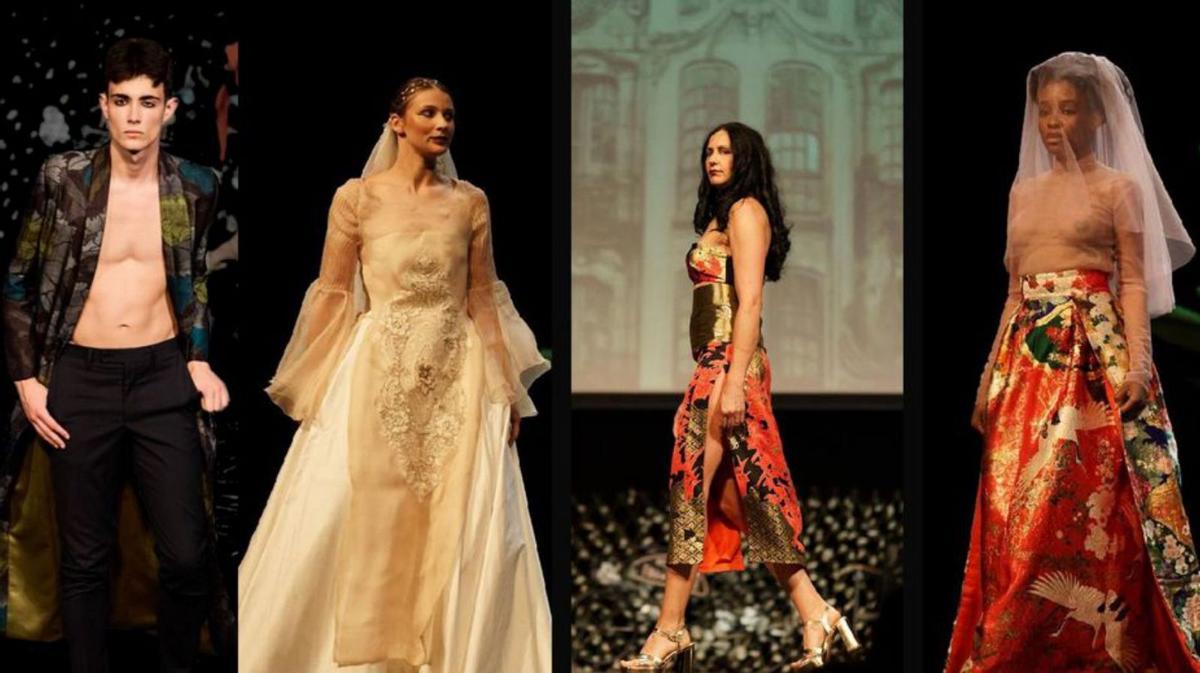 Desfile de Gulías en el certamen de moda asturiano. | Fdv