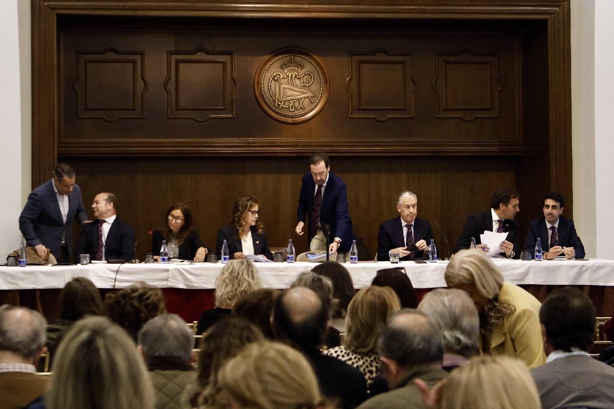La asamblea del Club de Regatas, ayer