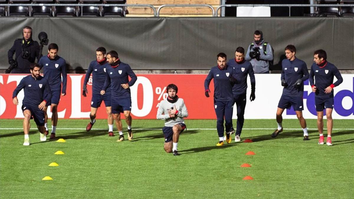 El Athletic preparó en Suecia su decisivo partido contra el Östersund