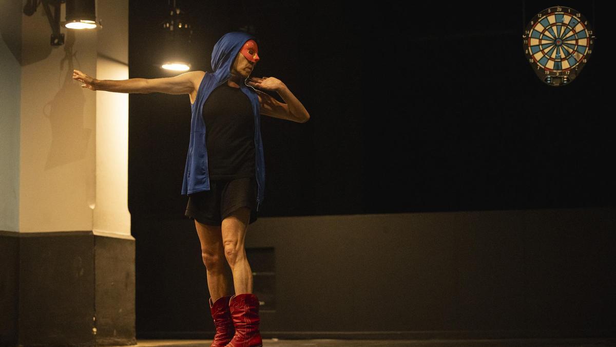 Lola Jiménez durante una escena.