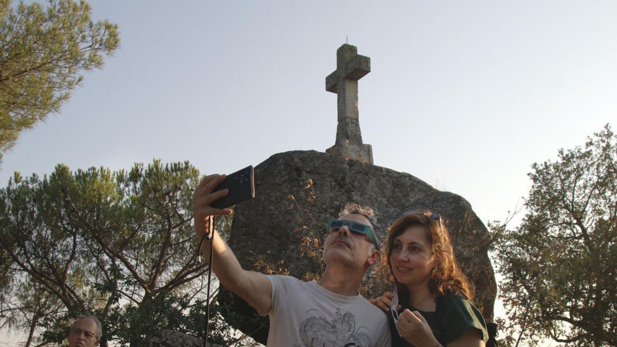 El eclipse desde Ourense, en imágenes