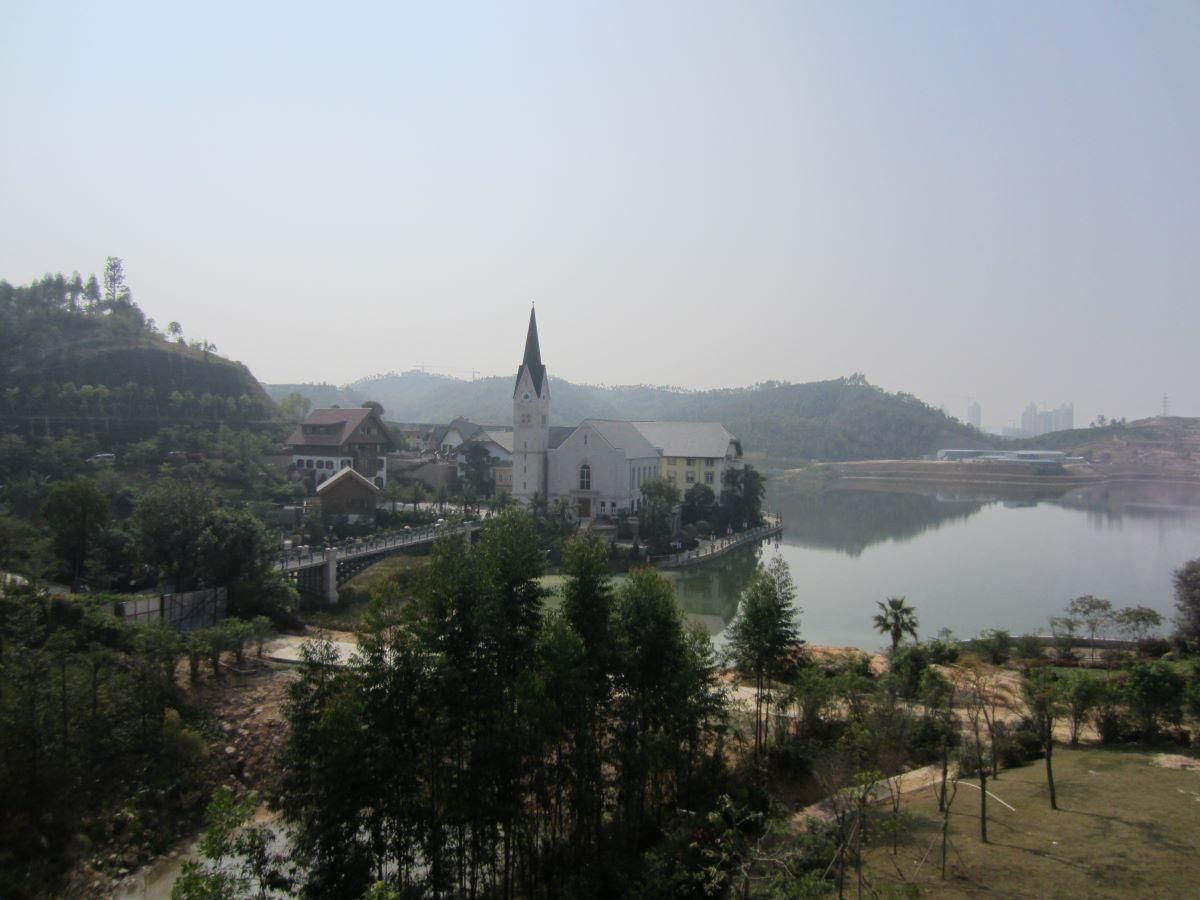 La réplica de Hallstatt en la ciudad de Huizhou en China