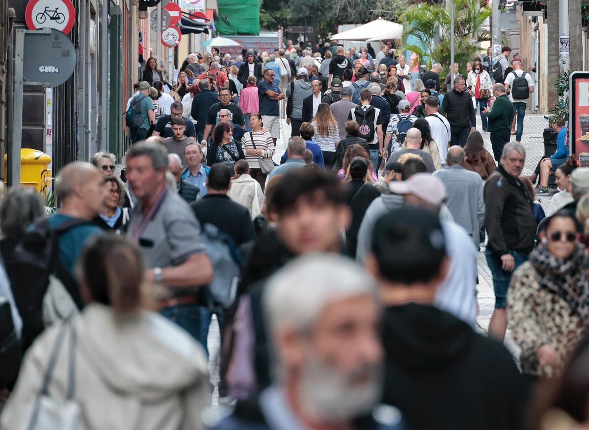 Calle Castillo, en el municipio de Santa Cruz de Tenerife.