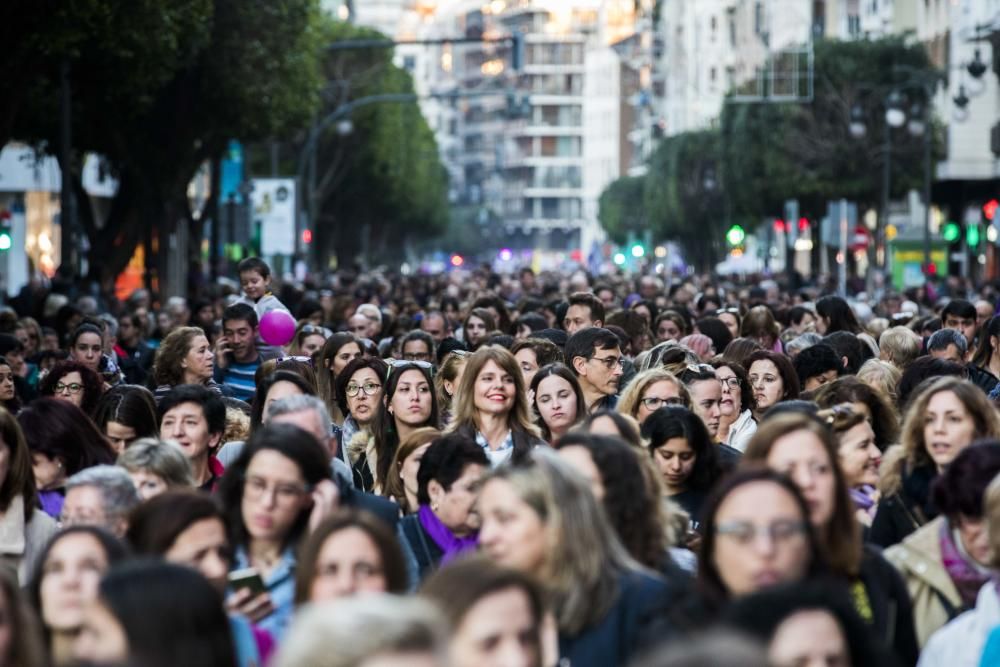 Manifestación del Día de la Mujer en València