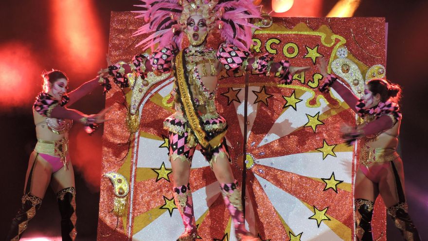 Así fue la actuación de Preseira, la drag ganadora de la Gala del Carnaval de Águilas