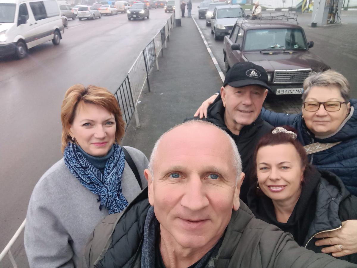 Uno de los encuentros de Tatiana con amigos.