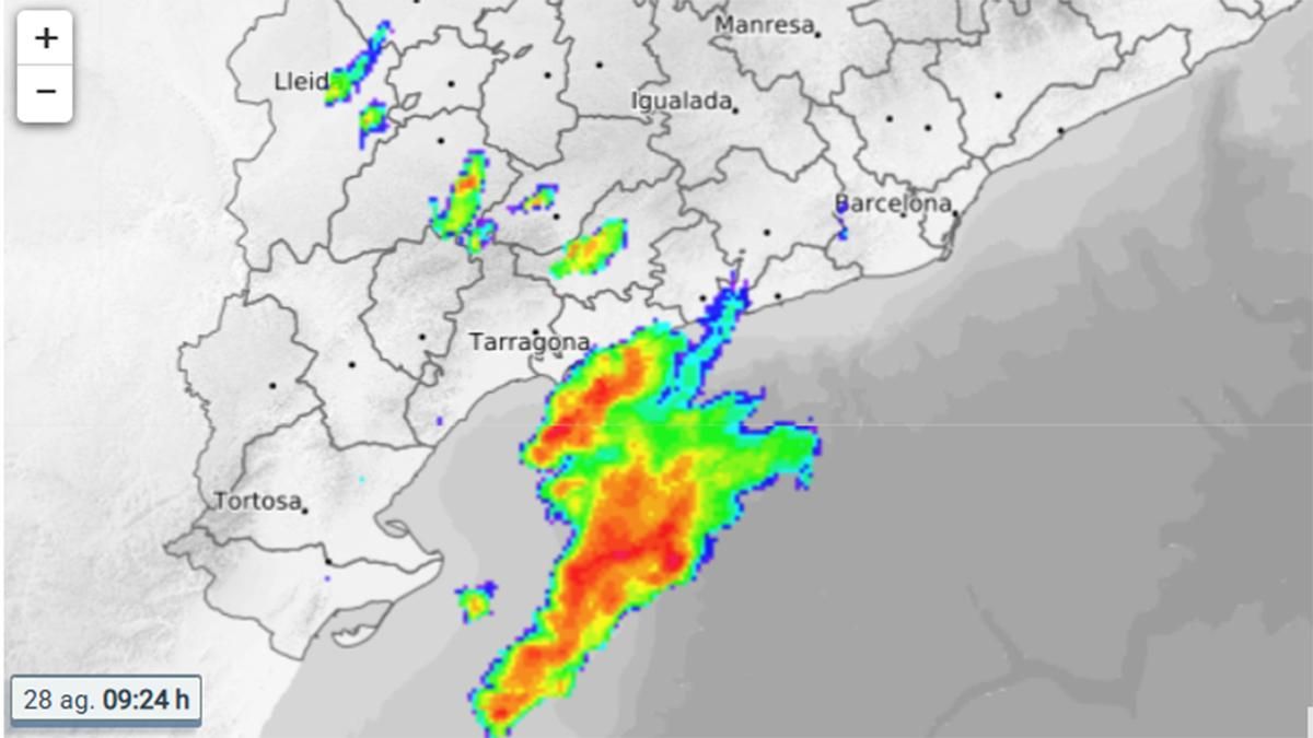 Radar del Meteocat: consulta en tiempo real cuándo habrá lluvias en Barcelona y resto de comarcas de Catalunya