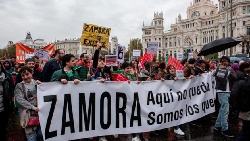 Una movilización de Zamora por la España Vacía.