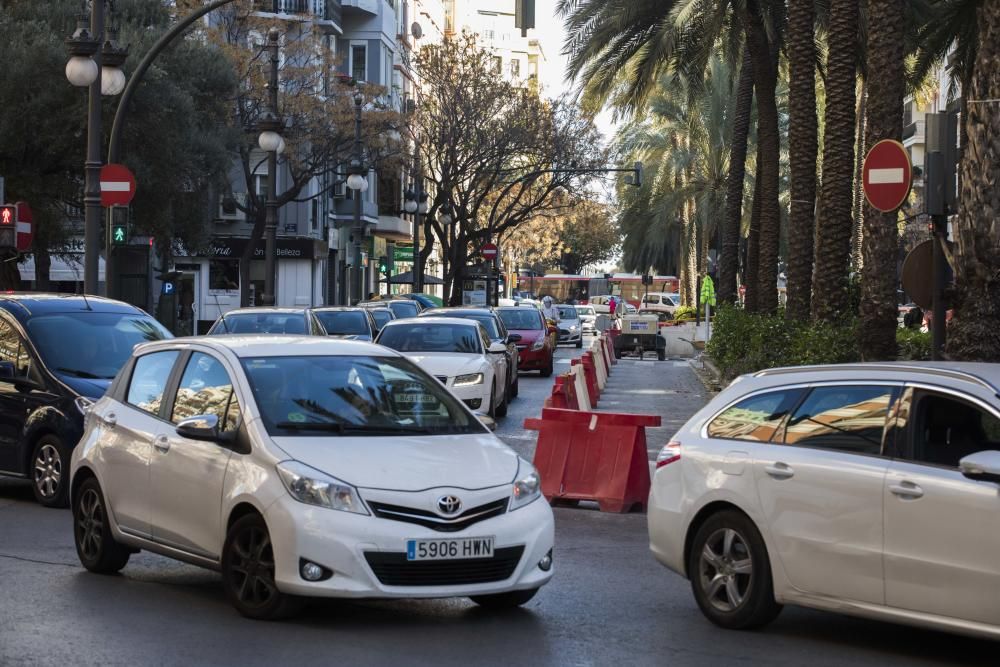 Colapso en Reino de Valencia por el carril bici