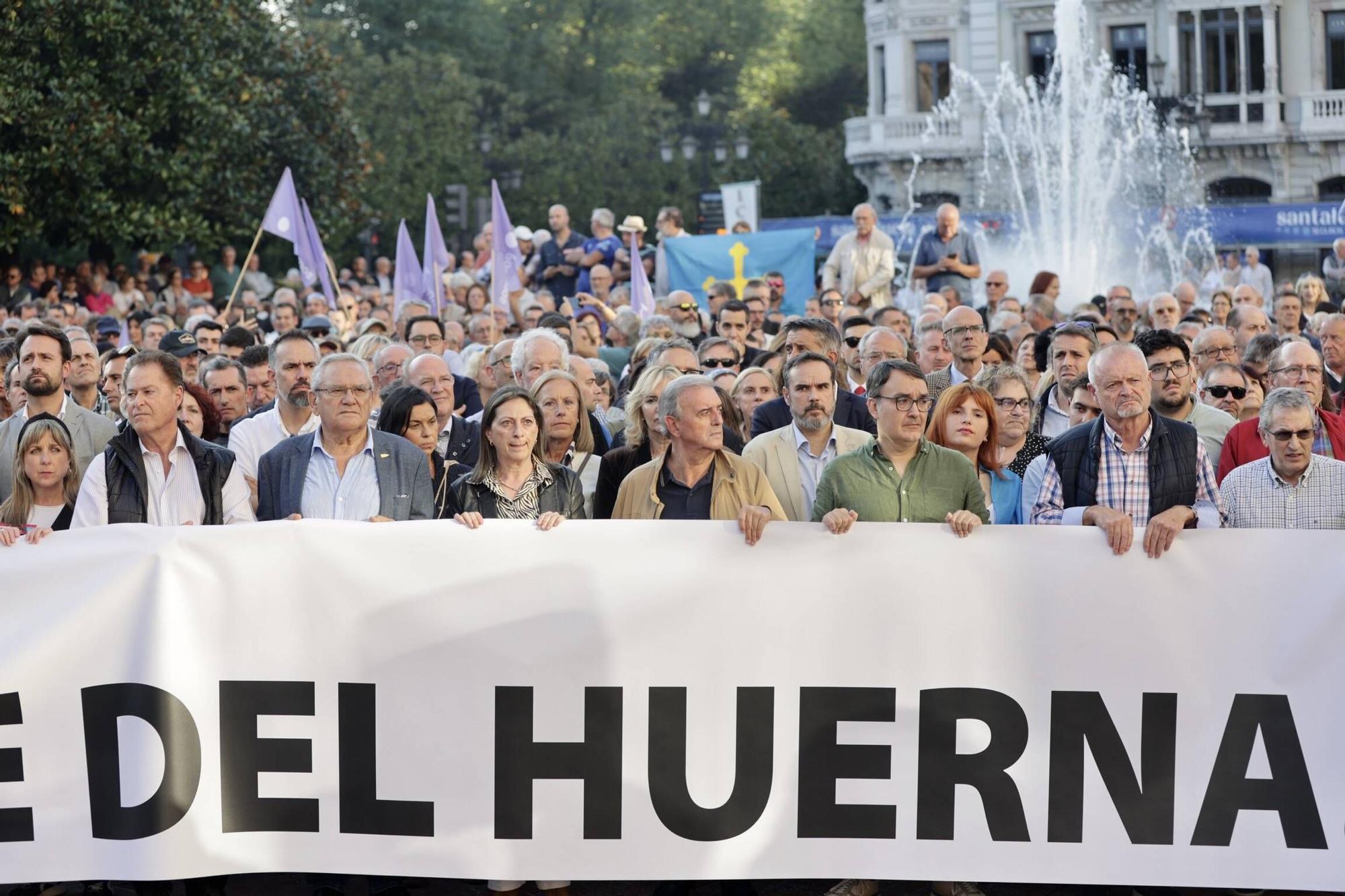 EN IMÁGENES: así fue la gran movilización contra el peaje del Huerna en Asturias