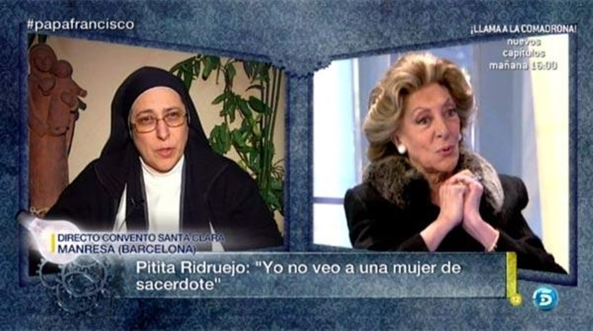 Sor Lucía Caram i Pitita Ridruejo, a ’El gran debate’ (T-5).