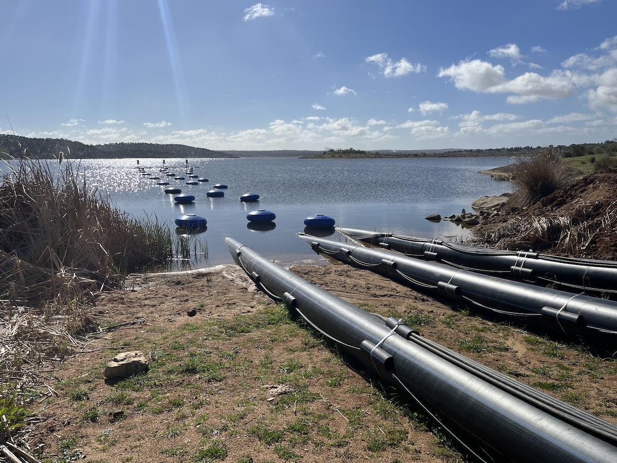 Imagen de las obras de emergencia que se realizaron en La Colada.
