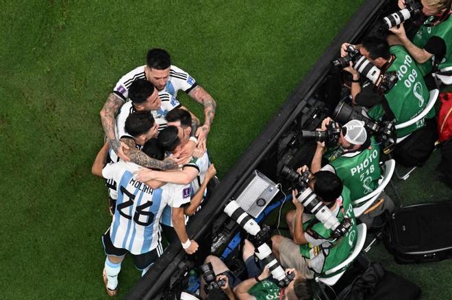 El gol de Messi ante México en el Mundial y la celebración de Argentina