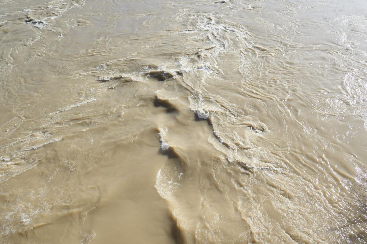 EN IMÁGENES | Crecida del río Ebro a la altura de Zaragoza