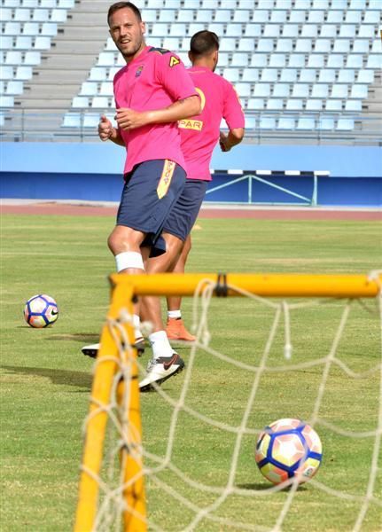 Entrenamiento de la UD Las Palmas en Maspalomas