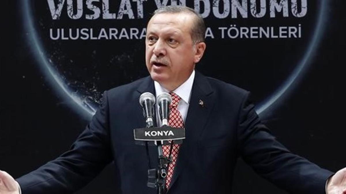 Erdogan, durante un discurso el pasado 17 de diciembre.