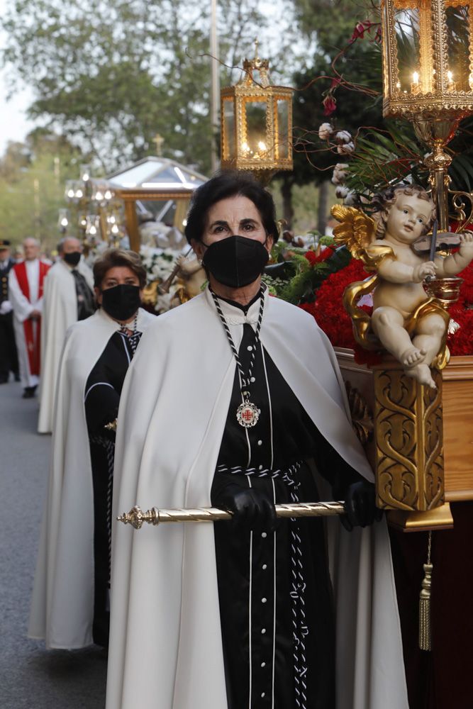 Procesión de Viernes Santo en el Port de Sagunt.