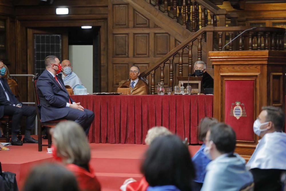 Acto de inauguración del nuevo curso académico en la Universidad de Oviedo