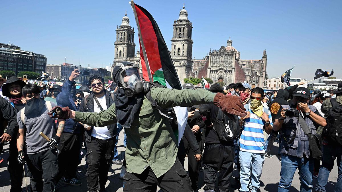 Incidentes en la marcha de la ‘Generación Z’ contra la corrupción en México