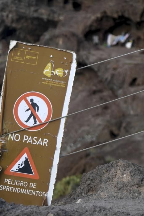 LAS PALMAS DE GRAN CANARIA 16-01-2019 LAS PALMAS DE GRAN CANARIA. Reportaje sobre el abandono de la cueva de Los Canarios. Reportaje sobre el abandono de la cueva de Los Canarios.  FOTOS: JUAN CASTRO