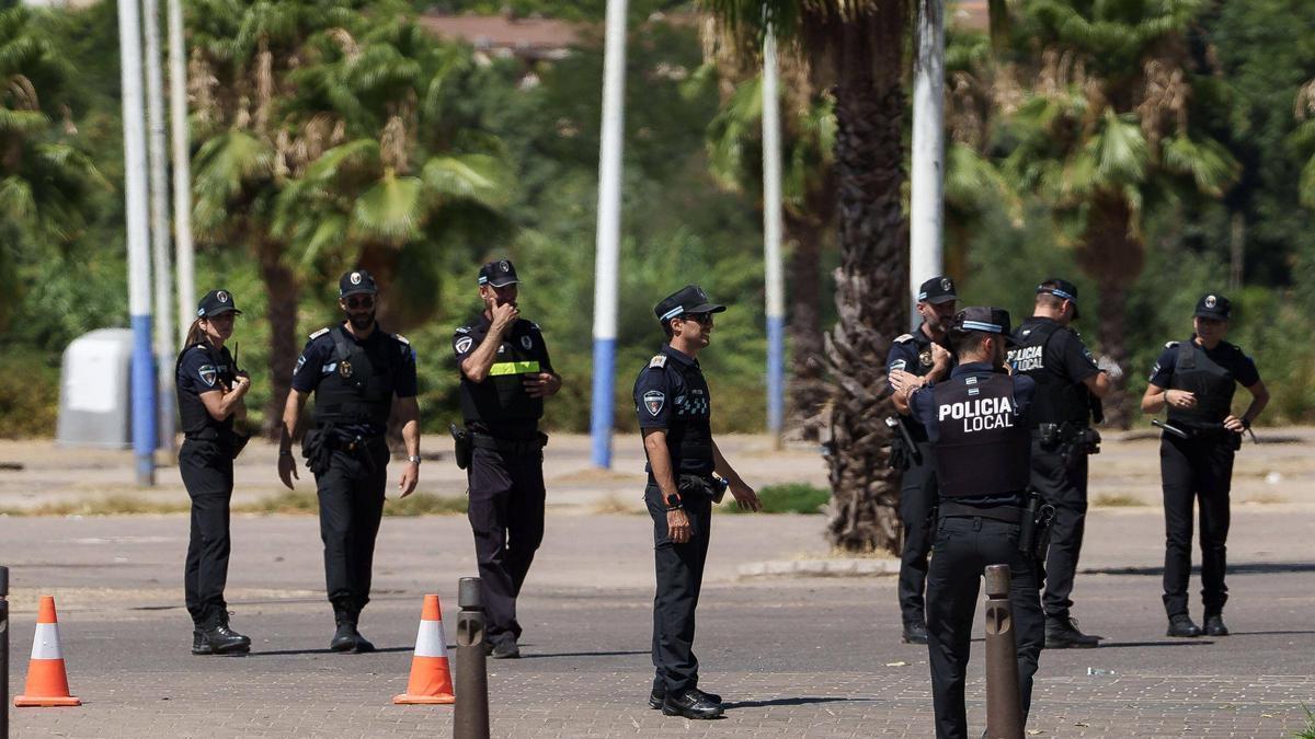 Policía Local de Mérida, controles rutinarios.