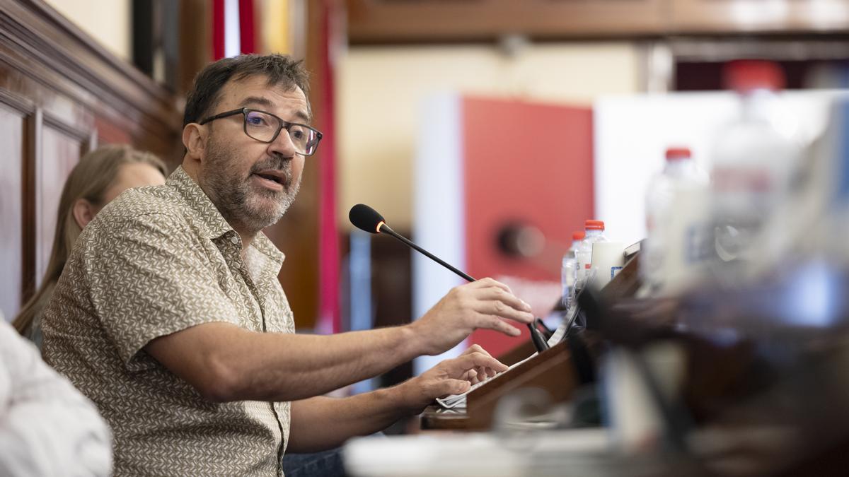 David Guardiola, en un plenari de la Diputació.