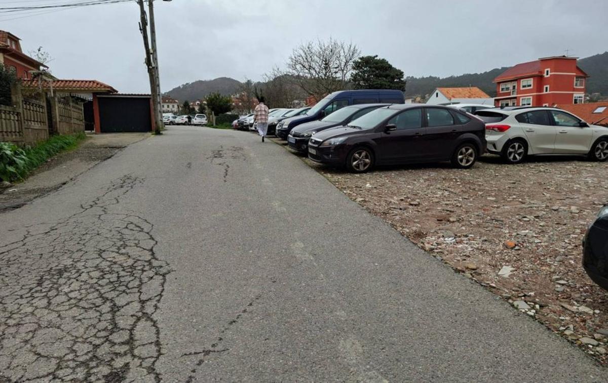 Zona de parking de Altamira en la que se pretende actuar. | G.NÚÑEZ