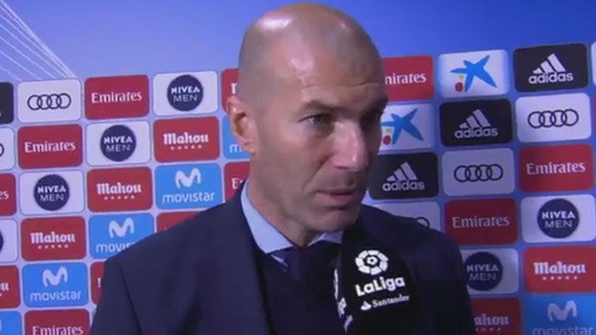 LALIGA | Real Madrid - Getafe (3-1): Zidane: No me voy a meter con el árbitro, pero no vi penalti